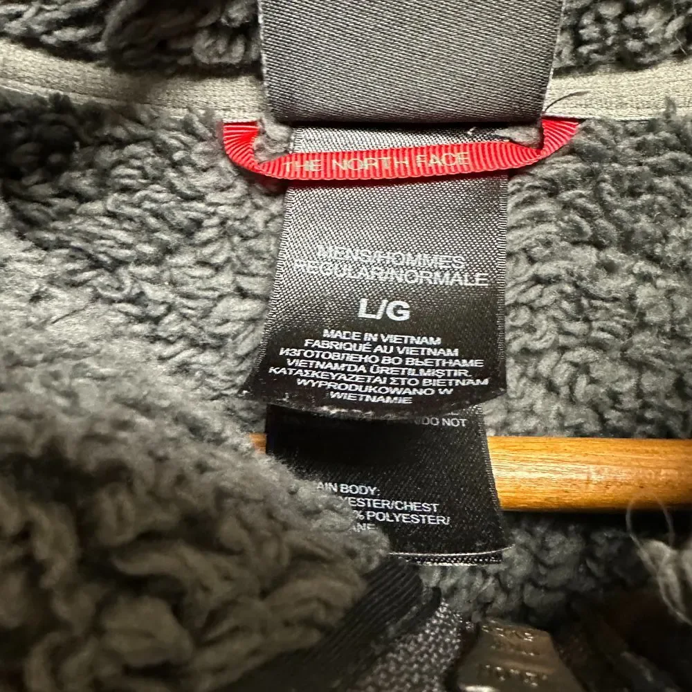 North Face Fleece Lined Full Zip Pullover - Picture 4 of 5